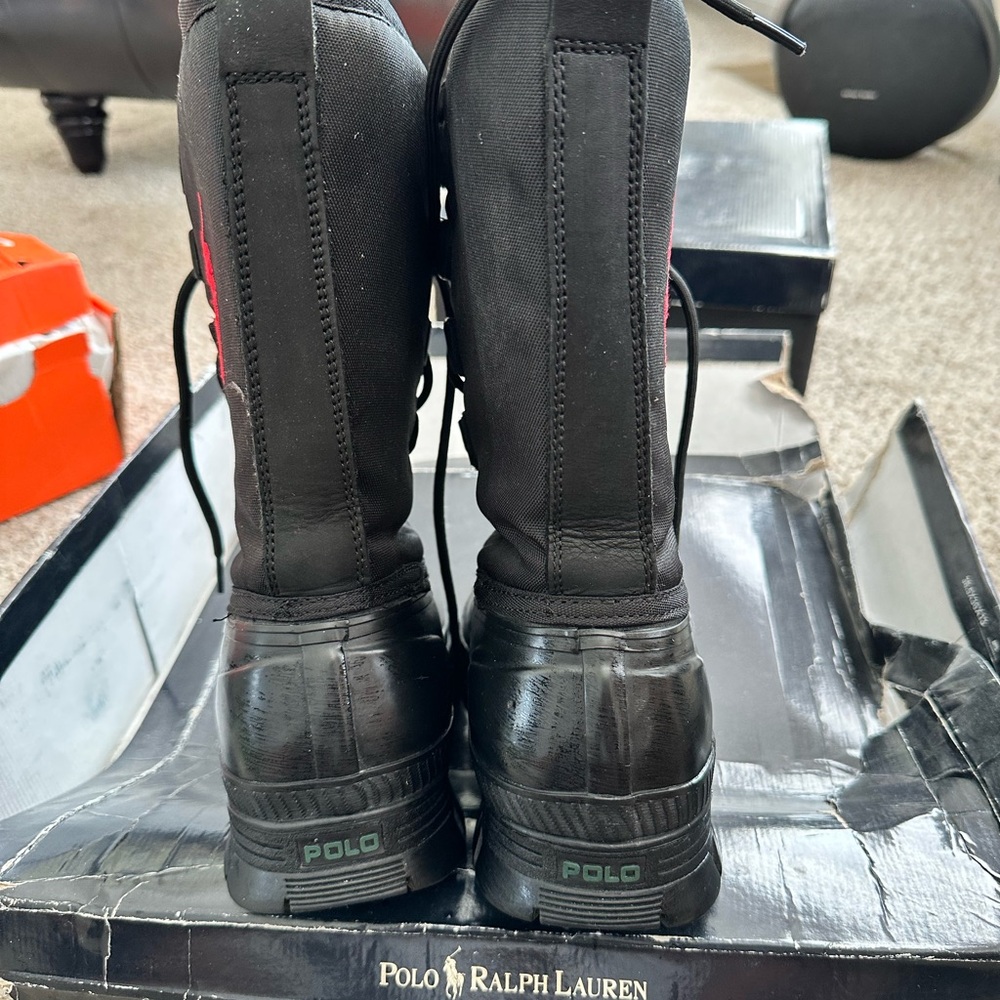 Polo Ralph Lauren Black Boots